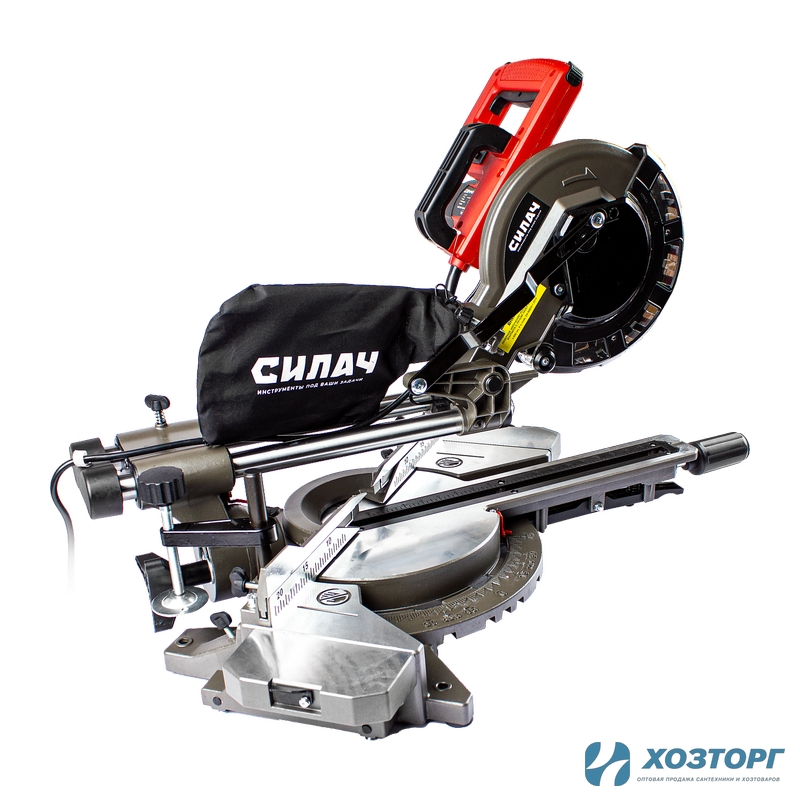 Пила торцовочная СИЛАЧ ПТ-210.2000 (2000Вт, 210/30мм, 4700 об/мин, угол повор 45/наклон 45) (1/9)