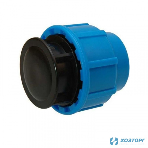 Заглушка компрессионная 40 мм, ПНД 02516 (1/40)