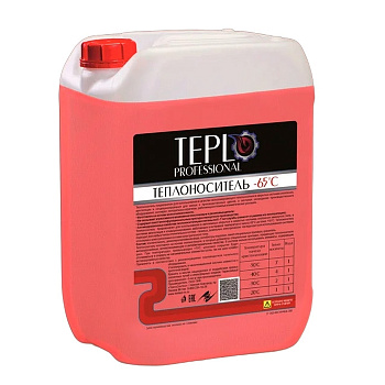  Теплоноситель на основе этиленгликоля TEPLO Professional (концентрат) -65, 20 кг (1/30)