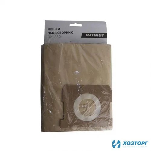 Мешок бумажный для пылесосов PATRIOT VC330, 30 л, 5 шт(1/50)