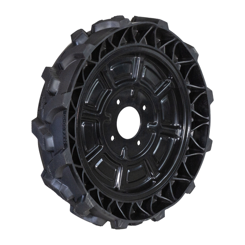 Колесо к МОТОБЛОКУ 18*4.00-10 ВАРЯГ ,С Амортизацией , диск 4 отверстия, цена за штуку (1/4)