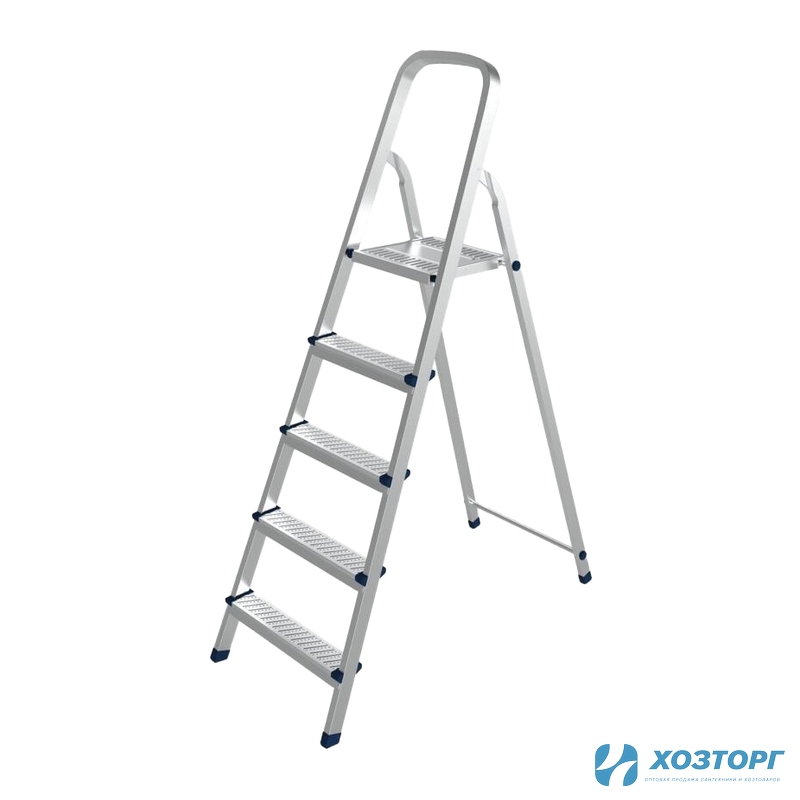 Стремянка 5 ступений оцинкованная П061/5 (1/24)