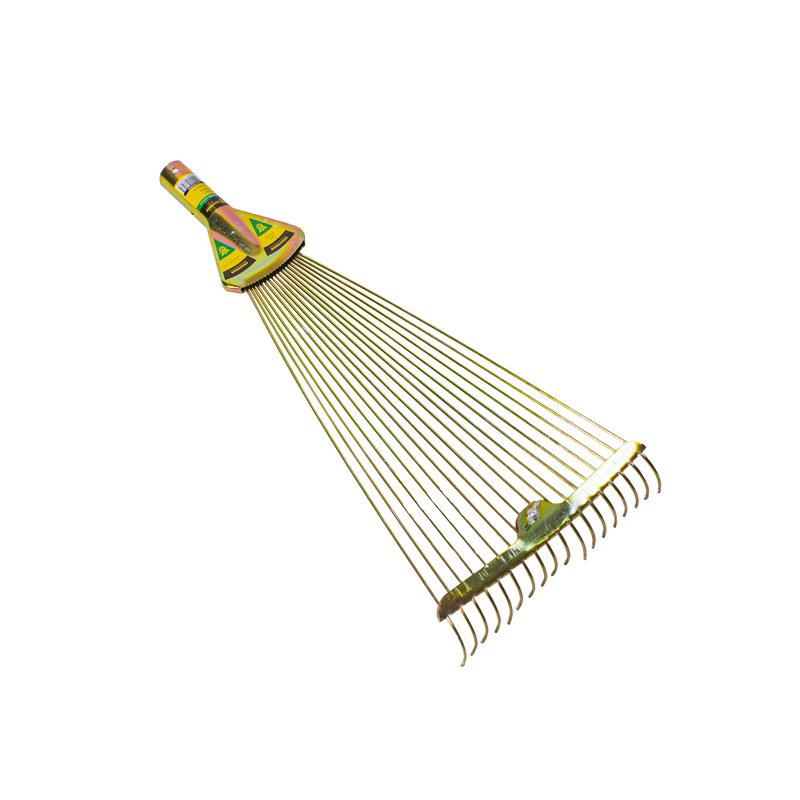 Грабли веерные GRASSMAN 18зубые раздвижные, углеродная  сталь 50x49см  (1/36)