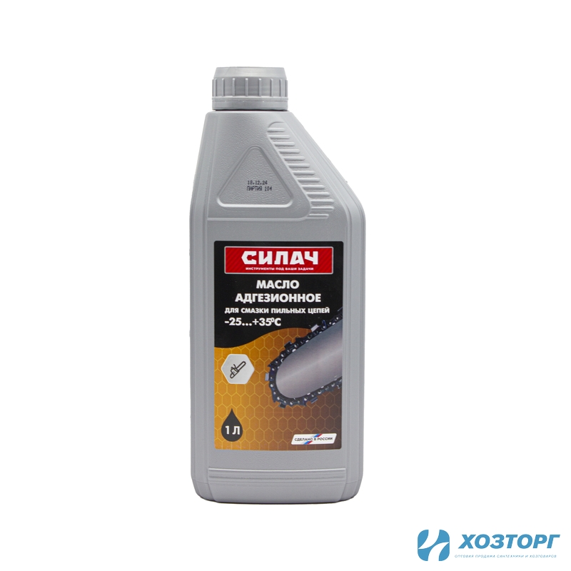 Масло адгезионное СИЛАЧ для смазки пильных цепей,1 литр (1/12)