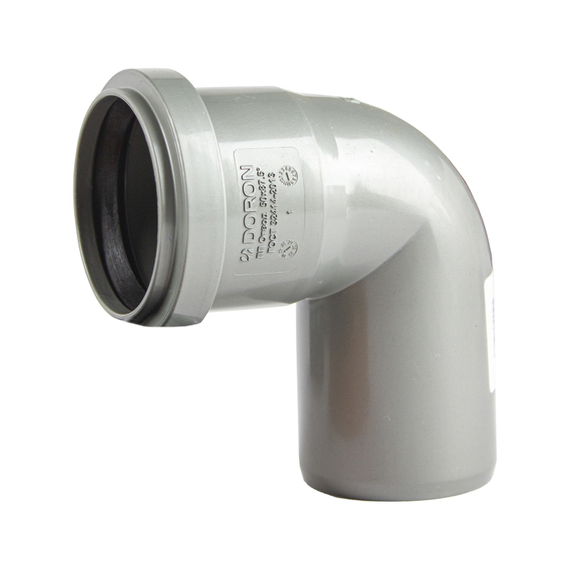 Отвод канализационный  50х90° DORON (1/300)