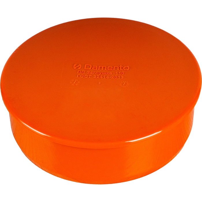 Заглушка канализационная наружная 110  DAMENTO  (1/300)