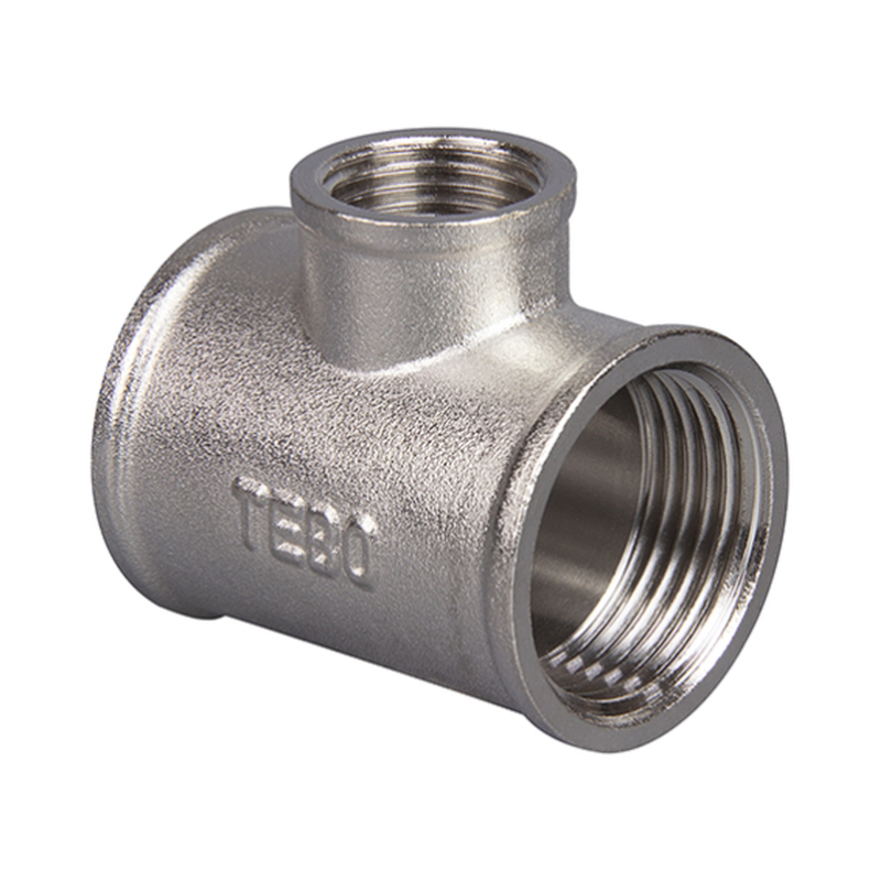 Тройник переходной 25*15*25 внутренняя/внутренняя/внутренняя резьба г/г/г TEBO (5/60)