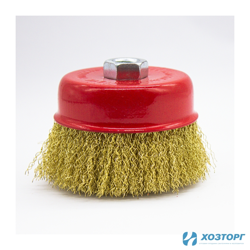 Щетка металлическая для УШМ  СИЛАЧ 100мм/М14, чашка, волнистая (1/100)