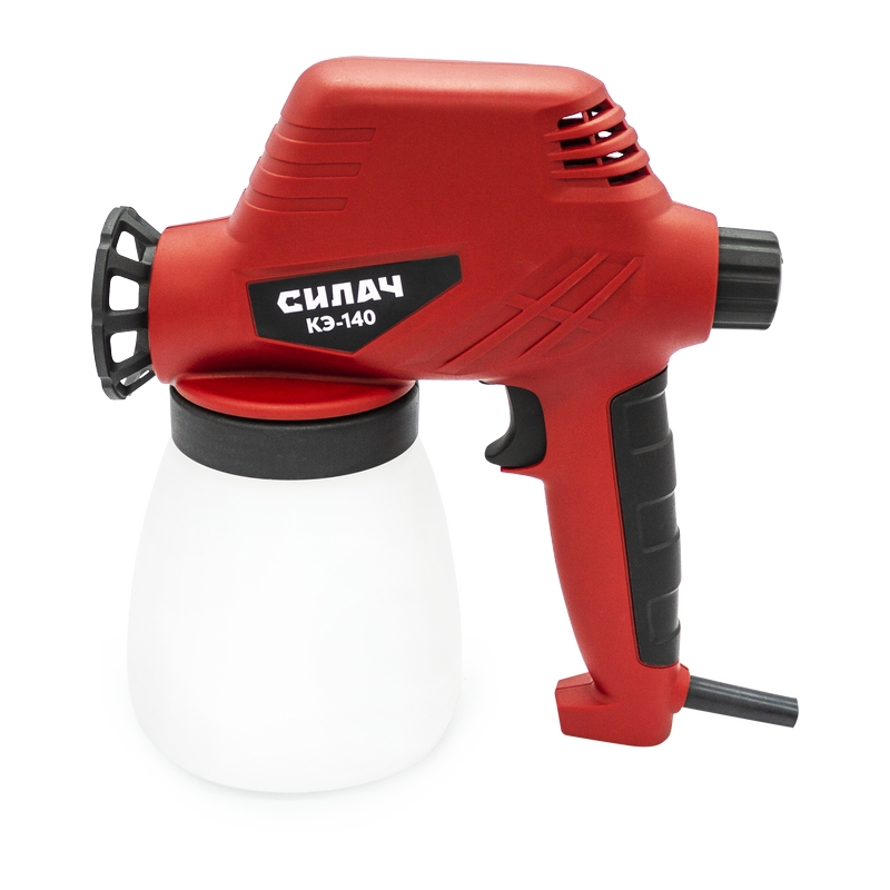 Краскопульт электрический  СИЛАЧ КЭ-140 (280мл/мин, 140Вт, 0,8л) (5/100)