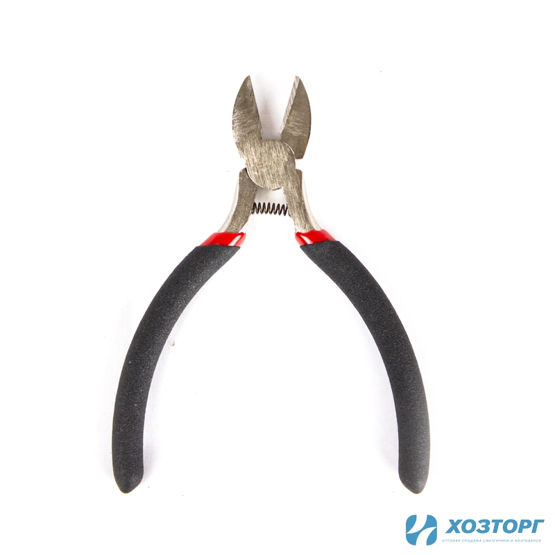 Кусачки боковые 130 мм, СИЛАЧ МИНИ никелированные, авторазжим (12/120)