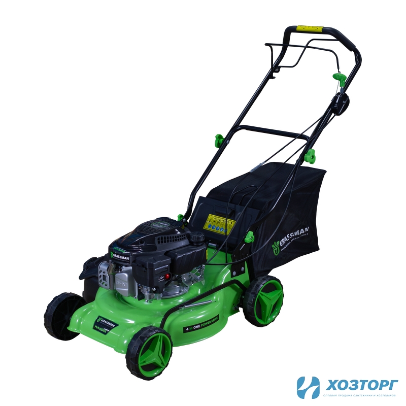 Газонокосилка бензиновая GRASSMAN PLM-5560S 4,0кВт/5,5лс,3000об/мин,захват46см,60л,4Т/АИ-92,самоход (1/1)