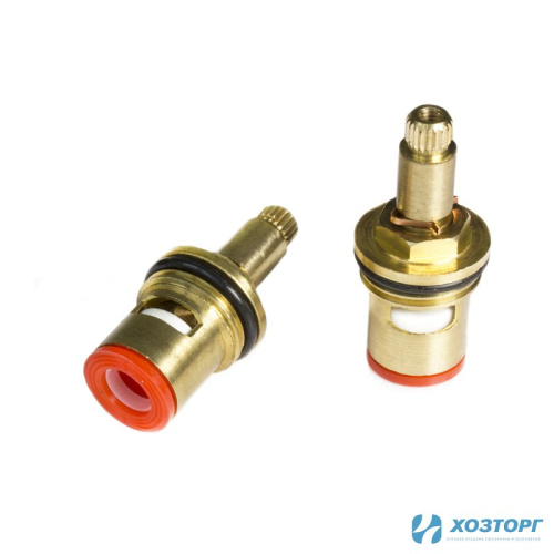 Кран-букса  1/2 керамика, 20 шлиц, с резьбой под крест 180 градусов, DORON D412 (2/500)