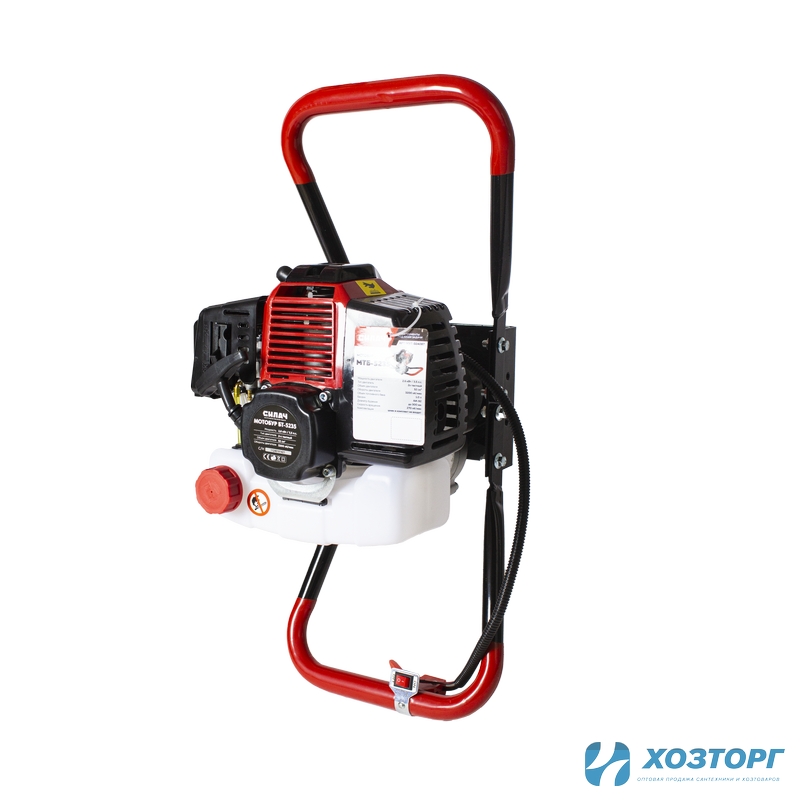 Мотобур СИЛАЧ МТБ-5235 ,3,5л/с, 2-х тактн.,АИ-92,бак 1,0 л,без шнека (1/40)