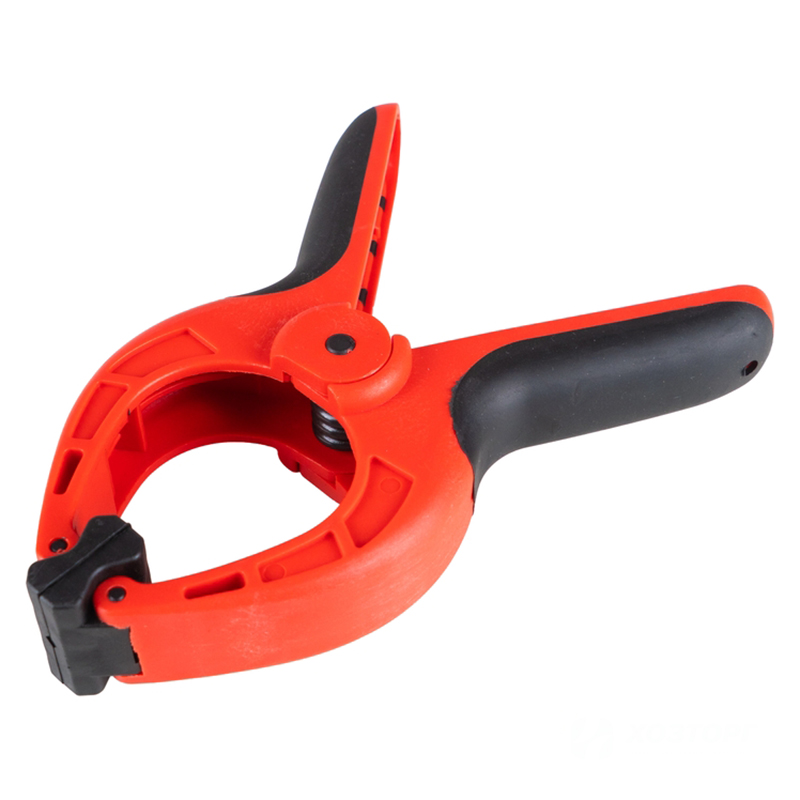 Клещеобразная усиленная струбцина, пластиковый корпус, двухкомпонентные рукоятки, 70 мм СИЛАЧ МАСТЕР КС-70 (1/200)