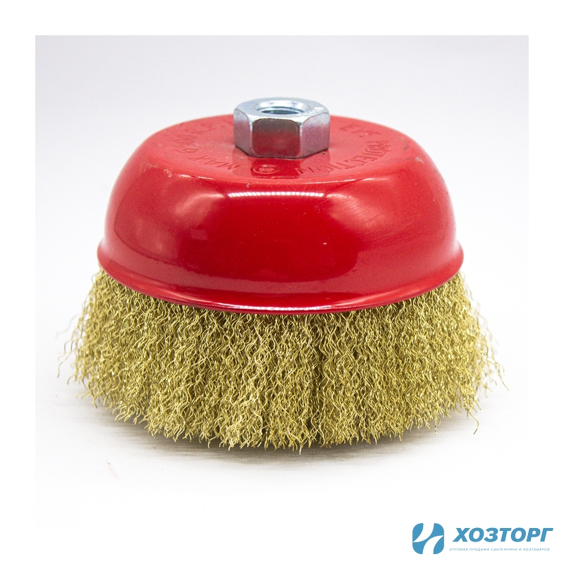 Щетка металлическая для УШМ СИЛАЧ 125мм/М14, чашка, волнистая (1/100)