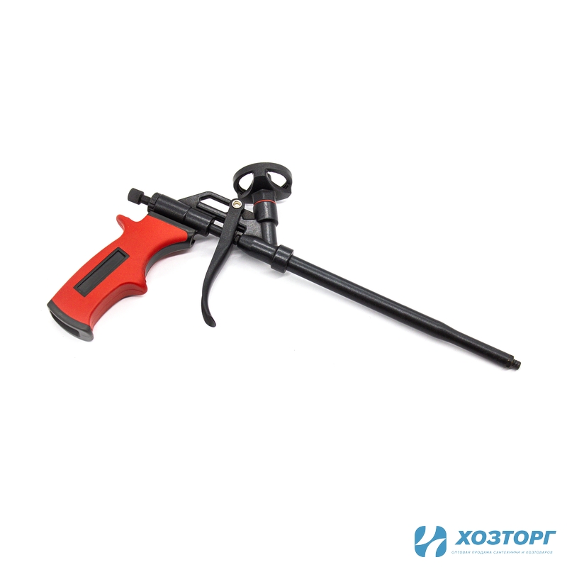 Пистолет для монтажной пены СИЛАЧ ПРОФИ ПМ-023, тефлоновое покрытие, обрезиненная ручка  (1/20)