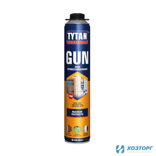 Пена монтажная TYTAN Professional GUN профессиональная 750 мл, 16999 (1/12)