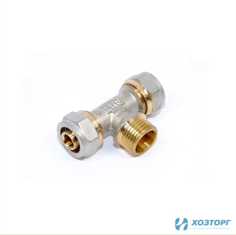 Тройник 16х3/4х16 ц/ш/ц (1/100)