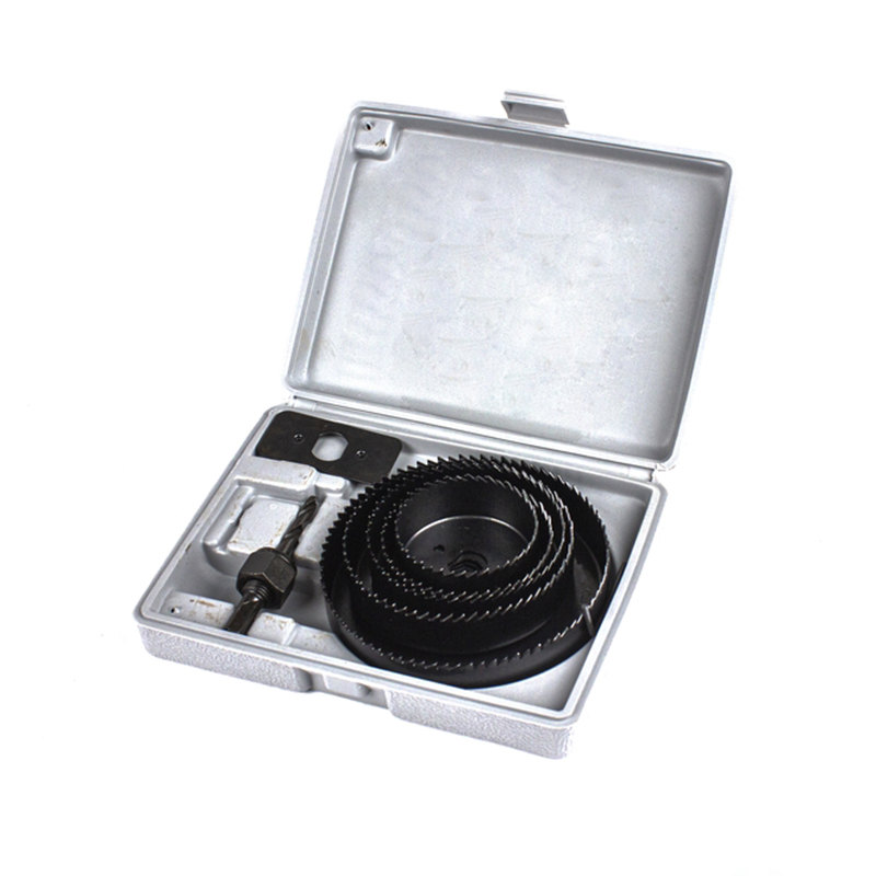 Набор пил кольцевых  9 предметов, 64-127мм, в кейсе СИЛАЧ (1/30)