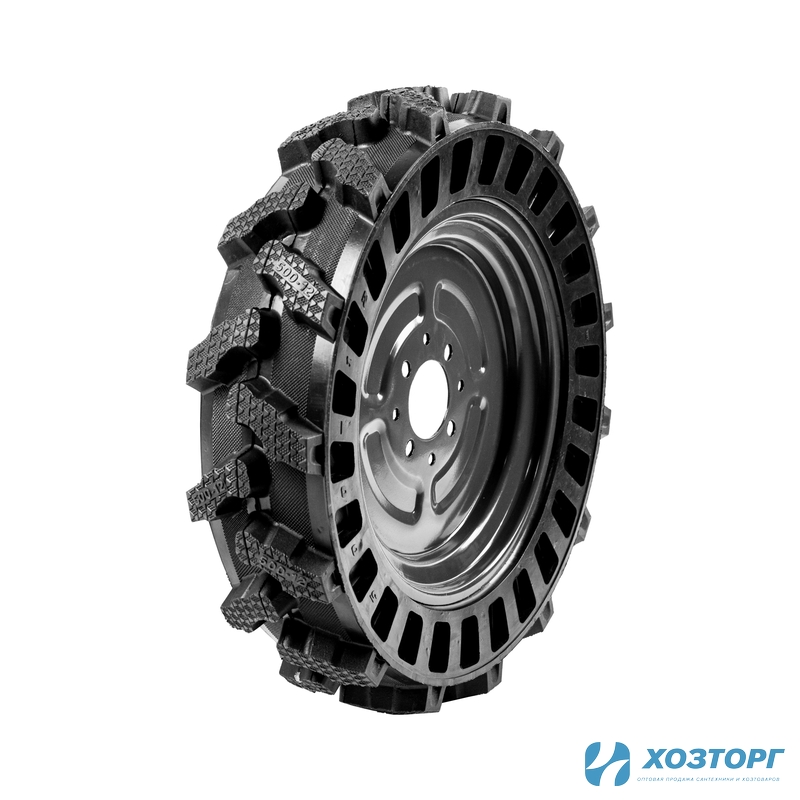 Колесо к МОТОБЛОКУ ЦЕЛЬНОЛИТОЕ 22*5.00-12 ПОЛЕСАД, диск 8 отверстий, цена за штуку (2/2)