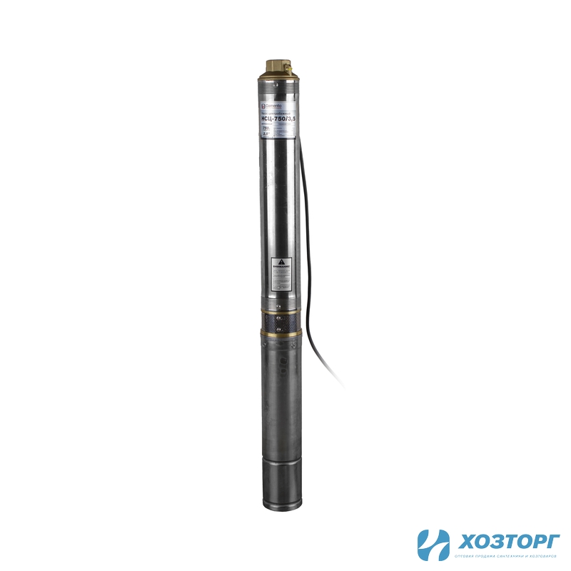 Центробежный скважинный насос  DAMENTO НСЦ- 750/3,5, 750Вт, ⌀91мм, напор 92м, подключение 1 1/4" (1/1)