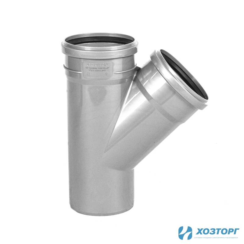 Тройник канализационный 110х110х45° DORON (1/20)
