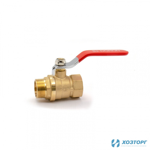 Кран шаровой DORON  1" В-Н ручка гайка-штуцер (5/50)