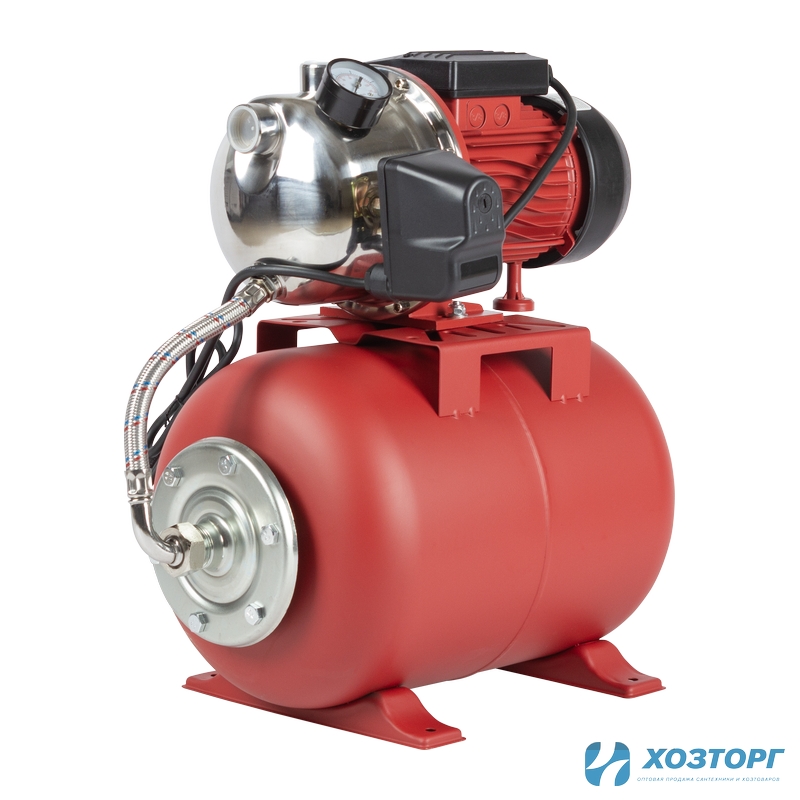 Станция автоматического водоснабжения  DAMENTO АНС 950/24Н (950Вт, нерж, напор 45м, производ 45 л/мин, подкл1") (1/15)