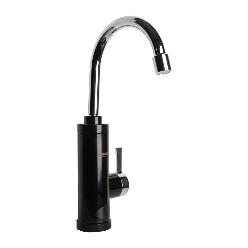 Кран-водонагреватель проточного типа черный 3000Вт нагрев. до 60С DORON HF-010D (1/10)