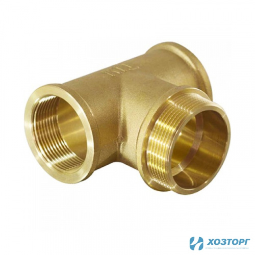 Тройник 15 (1/2") внутренняя/наружная/внутренняя резьба TIM TFMF222 (10/80)