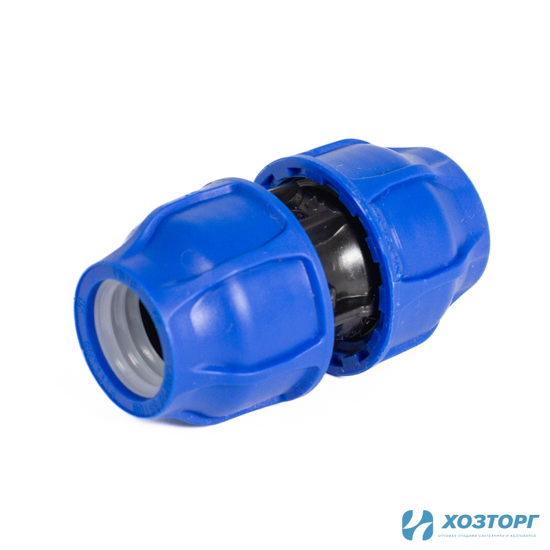 Муфта соединительная компрессионная 20 мм ПНД DORON (20/440)