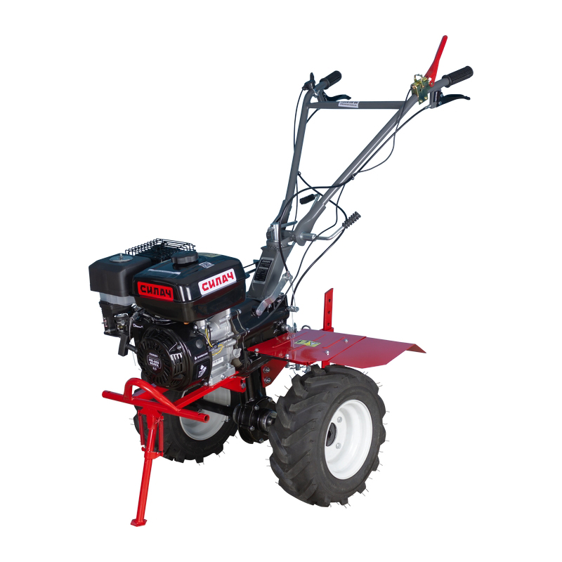 Мотоблок бензиновый  СИЛАЧ МБ 802 Волга,БЕЗ КОЛЕС, 8 лс, бенз подходят 4*10/19*7*8,фрезы 24 мм ,Руль набирается отдельно(1/1)