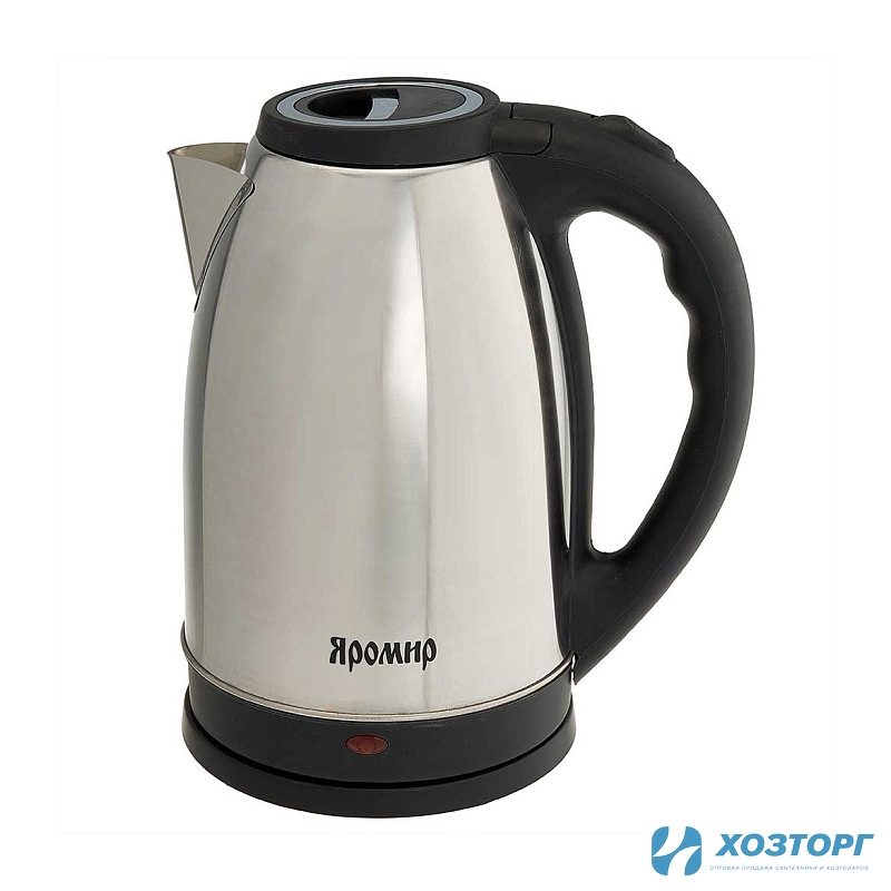 Электрочайник 2,5л, 1500Вт, нерж.сталь, глянец/ЯРОМИР ЯР-1056 (1/12)