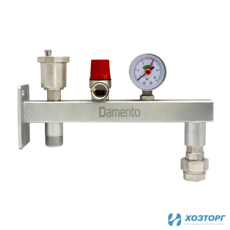 Группа безопасности для расширительного бака с обратным клапаном 3/4" 3 бар Damento Clima (1/4)