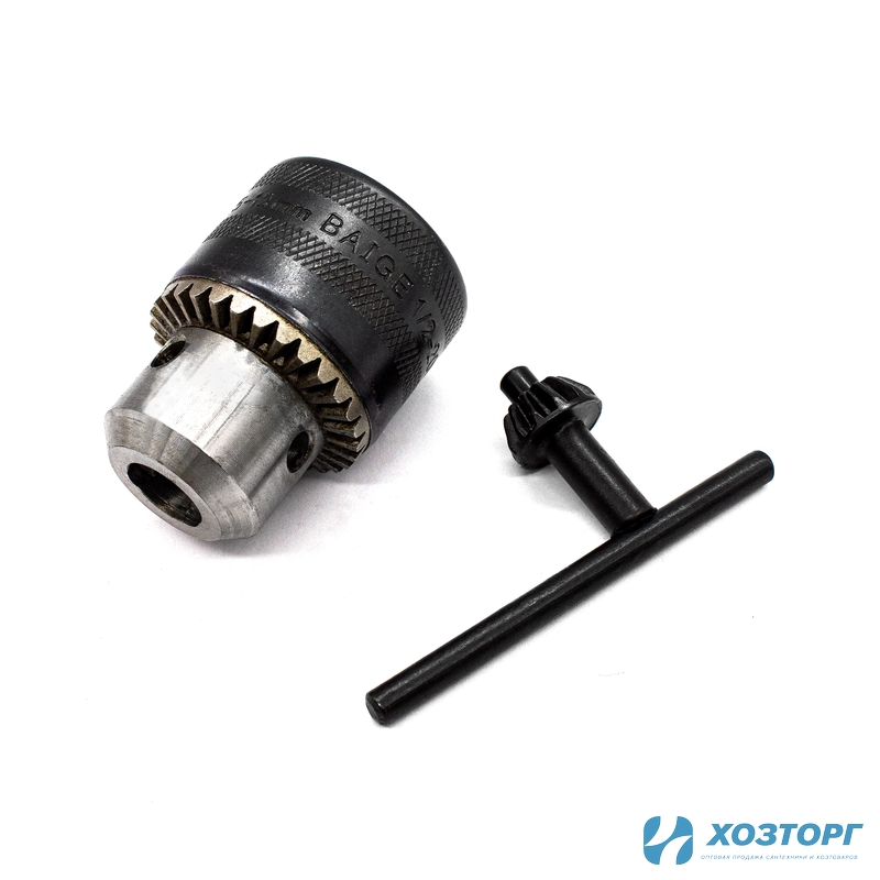  Патрон сверлильный с ключом 1.5-13мм, резьба 1/2"-20 UNF СИЛАЧ ПК-13 (1/50)