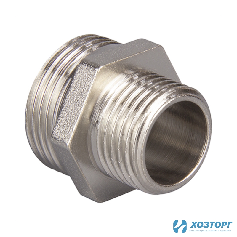 Ниппель переходной 25*20 (1"х3/4") наружная резьба TEBO (8/144)