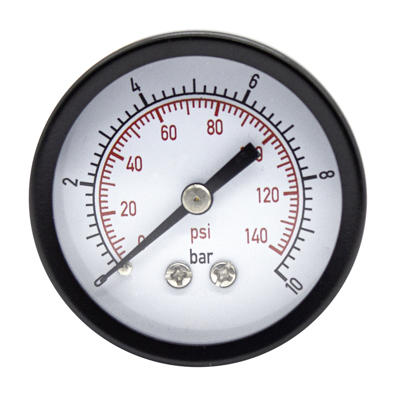 Манометр DAMENTO АКСИАЛЬНЫЙ, 1-10 бaр, 1/4" (1/200)