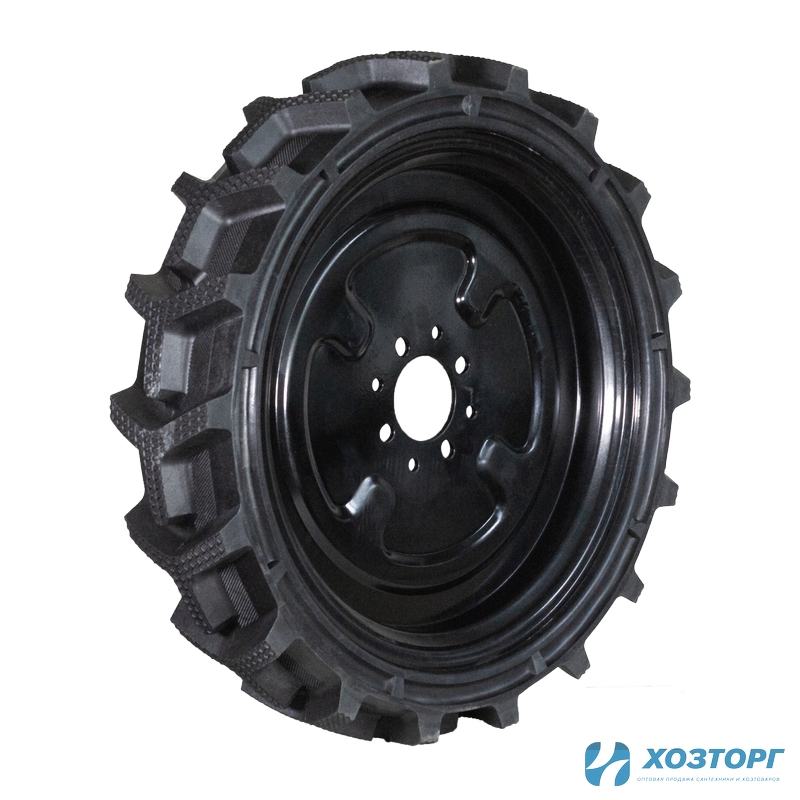  Колесо к МОТОБЛОКУ ЦЕЛЬНОЛИТОЕ 22*5.00-16 ВАРЯГ, диск 8 отверстий, цена за штуку (2/2)