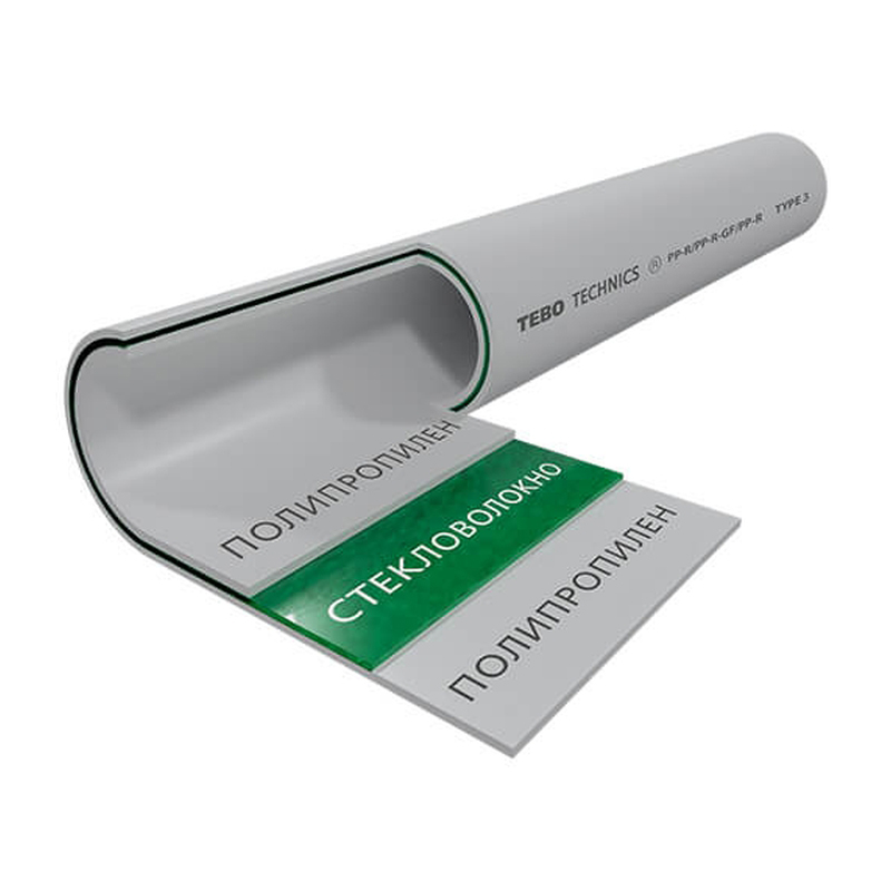 Труба PN20/32 х 4,4 SDR7.4 (стекловолокно) ТВ серая 031010504 (4/40)