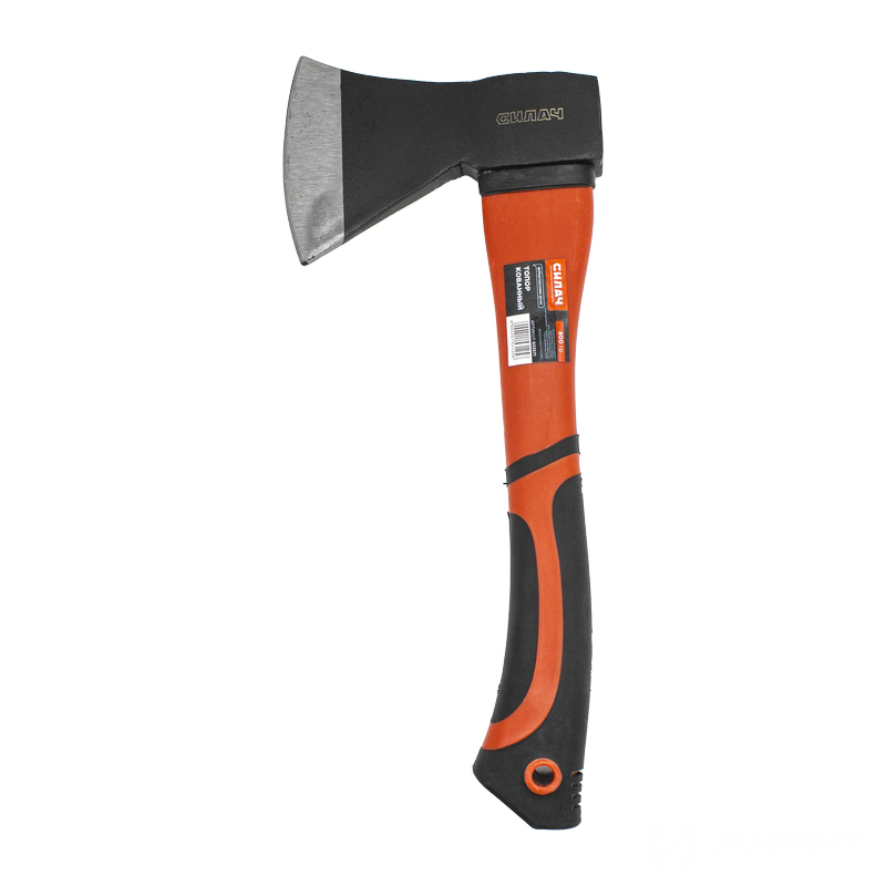 Топор  800гр. с фиберглассовой двухкомпонентной ручкой, кованый, СИЛАЧ (6/24)