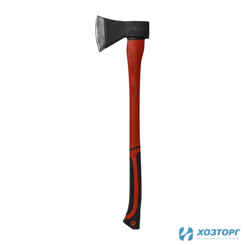 Топор 1250гр. с фиберглассовой двукомпонентной ручкой, кованый, СИЛАЧ (1/12)