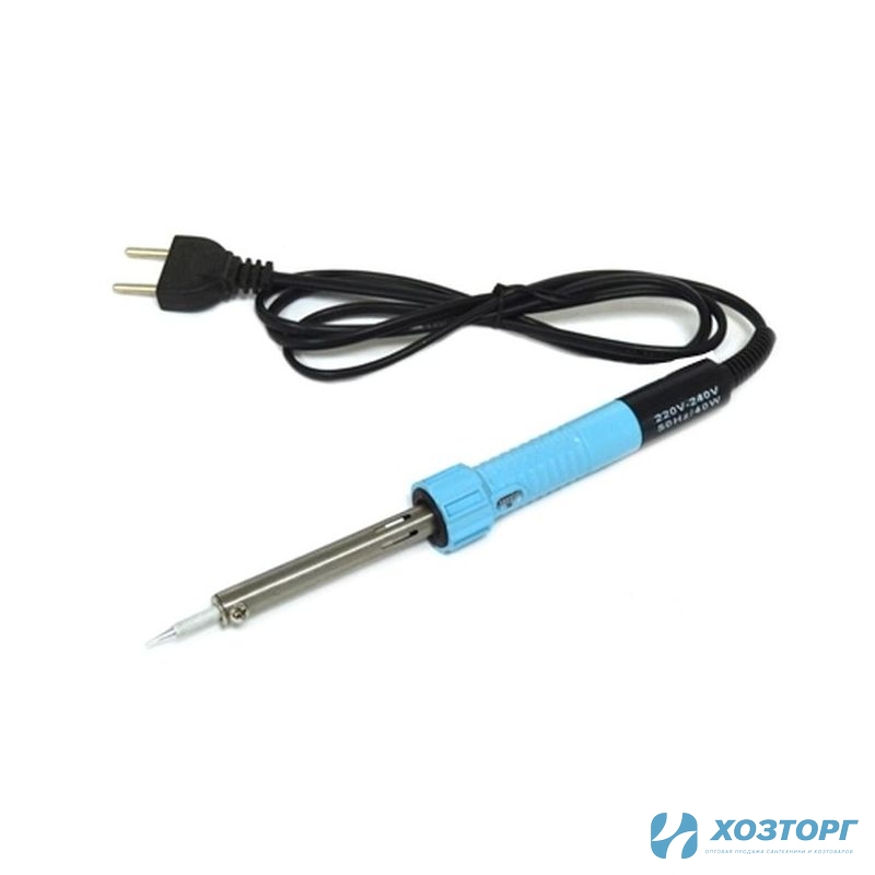 Паяльник 60Вт, 220В, пластиковая  ручка 929-005 (12/60)