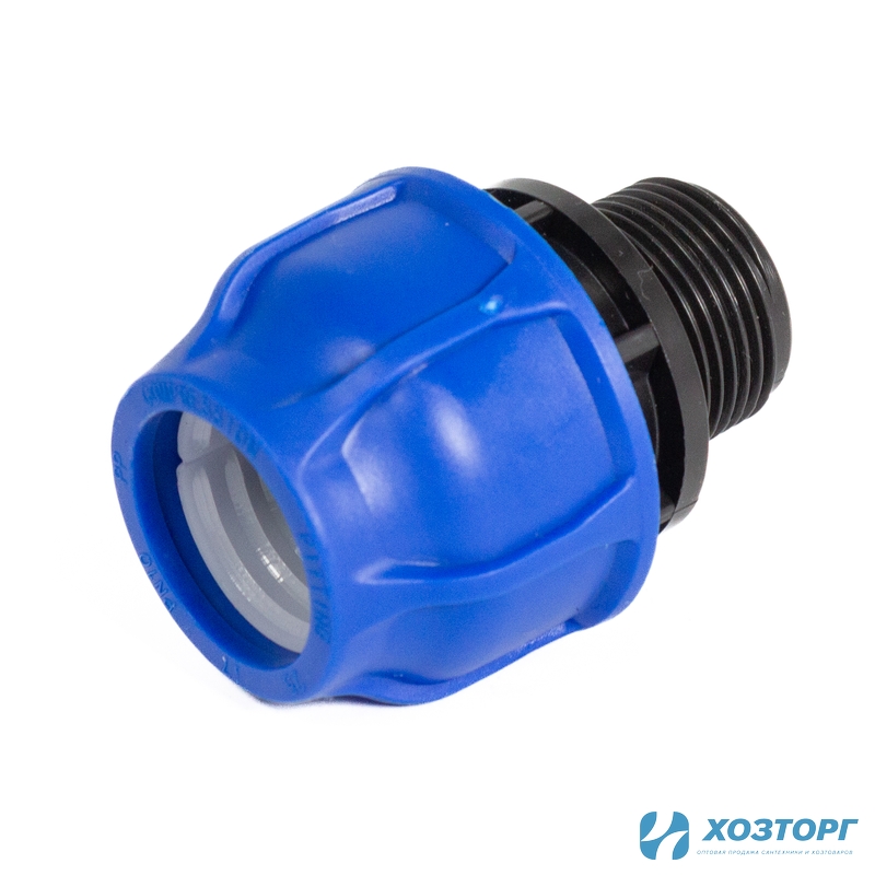 Муфта переходная 25х 3/4", наружная резьба ПНД DORON (20/480)