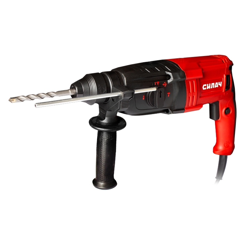 Перфоратор электрический СИЛАЧ ПЭ-3.2-920П (920Вт,0-1350об/мин,0-5500уд/мин,3,2Дж,3реж,SDS+) кейс (1/5)