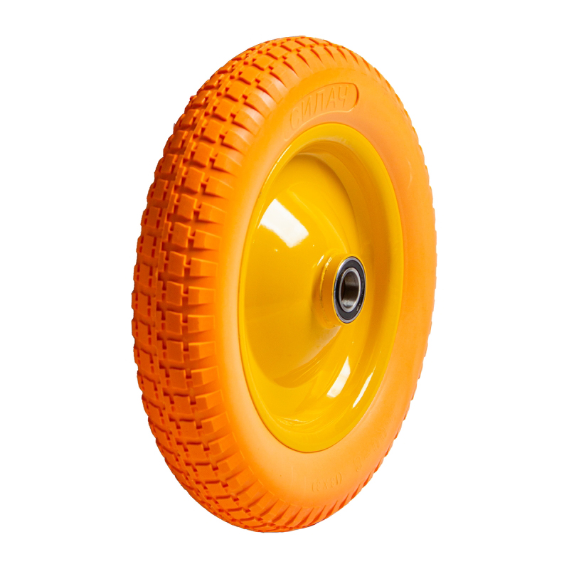 Колесо к тачке ПОЛИУРЕТАНОВОЕ 3.00/3.25-8 ,25 мм СИЛАЧ (5/90)