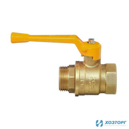 Кран шаровый БАЗ 1/2 г/ш ручка газовый 11Б27П Ду15 А 11 (1/60)