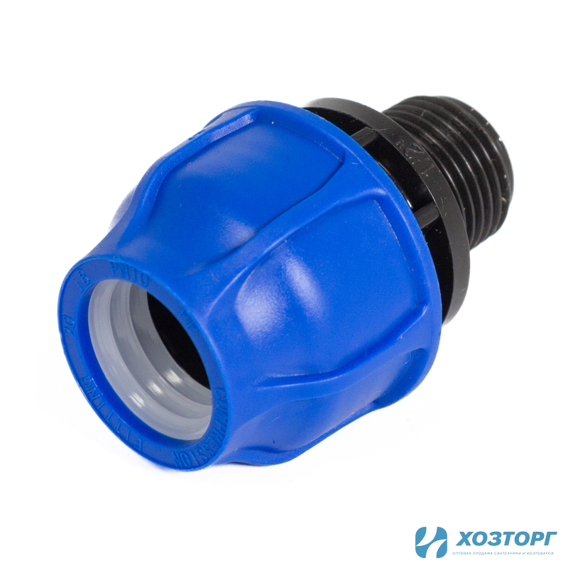 Муфта переходная 20х 1/2", наружная резьба ПНД DORON (20/720)