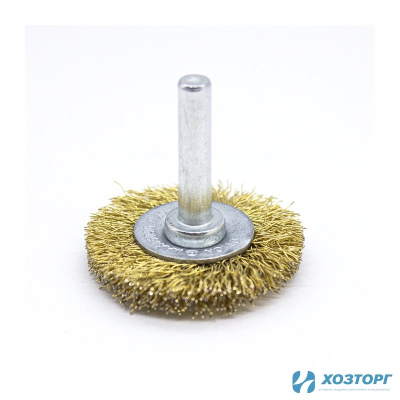 Щетка для дрели СИЛАЧ  40 мм, плоская, волнистая (1/250)