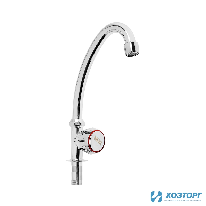 Кран моносмеситель (хром) 1/2" кран-букса латунь/керамика 5541238 (1/20)