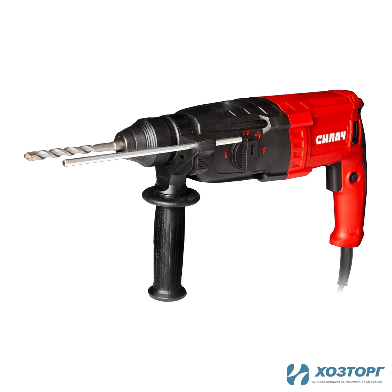 Перфоратор электрический СИЛАЧ ПЭ-3.4-950П (950Вт,0-1300об/мин,0-5500уд/мин,3,4Дж,3 реж,SDS+) кейс (1/4)